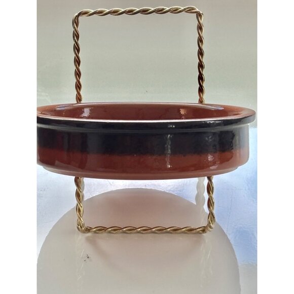 Set of 8 Terracotta 4.5" Crème Brûlée Dishes - Picture 2 of 7